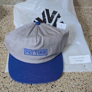 Fat Tire Gray and Blue Snapback Hat